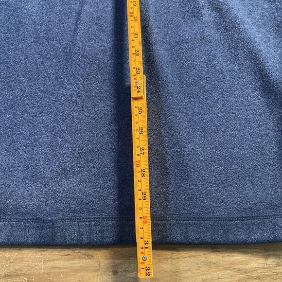 Vintage 90s Big Dogs Thermal Fleece Sweatshirt Blue 4x - Picture 4 of 6